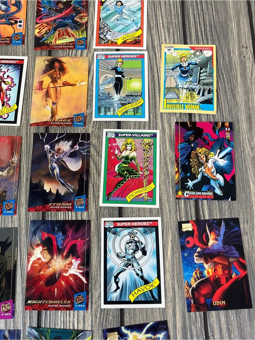 Super Hero and Villain Trading Cards